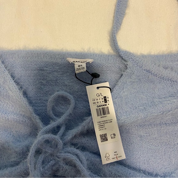 Garage fuzzy going out tops size large women's - Picture 9 of 10